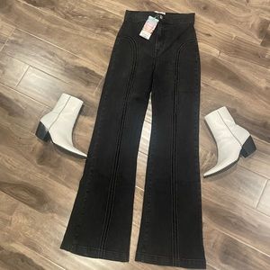 Revice denim Roller girl flares- disco wash